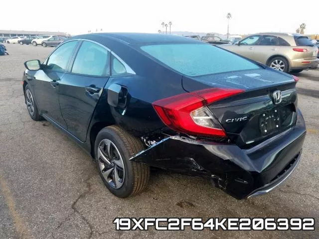 19XFC2F64KE206392 фото 2