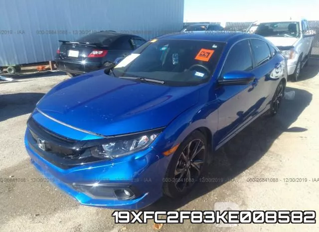 19XFC2F83KE008582 фото 3