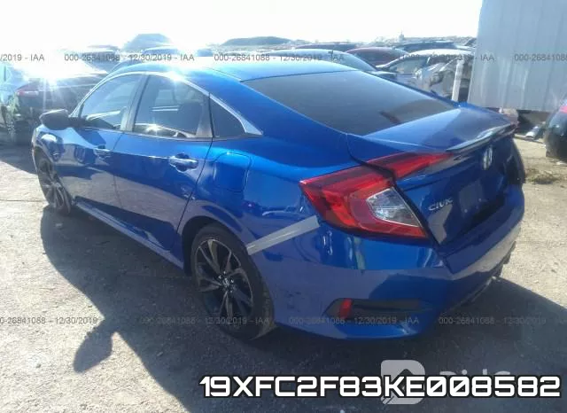 19XFC2F83KE008582 фото 4