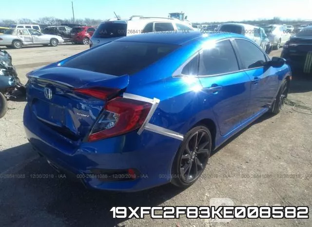 19XFC2F83KE008582 фото 5