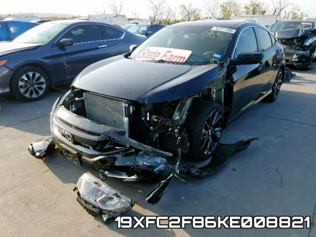 19XFC2F86KE008821 фото 3