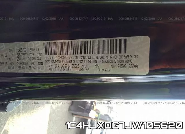 1C4HJXDG7JW105620 фото 9