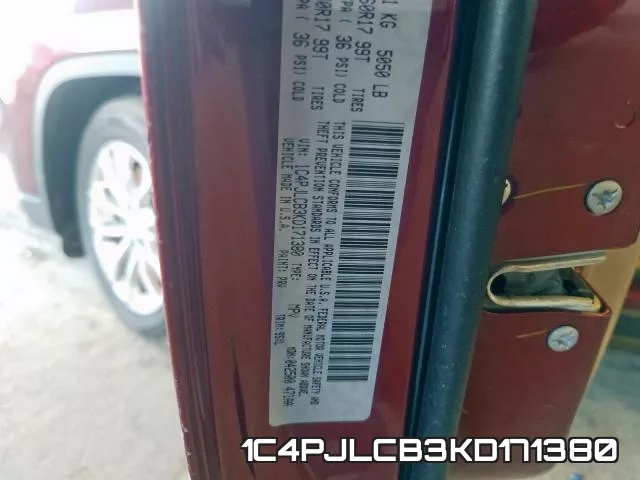 1C4PJLCB3KD171380 фото 2