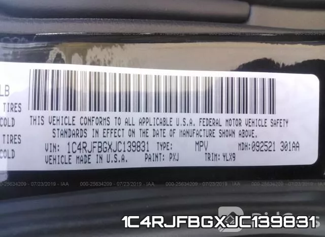 1C4RJFBGXJC139831 фото 7