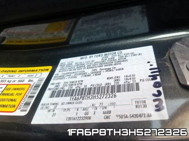 1FA6P8TH3H5272326 фото 2