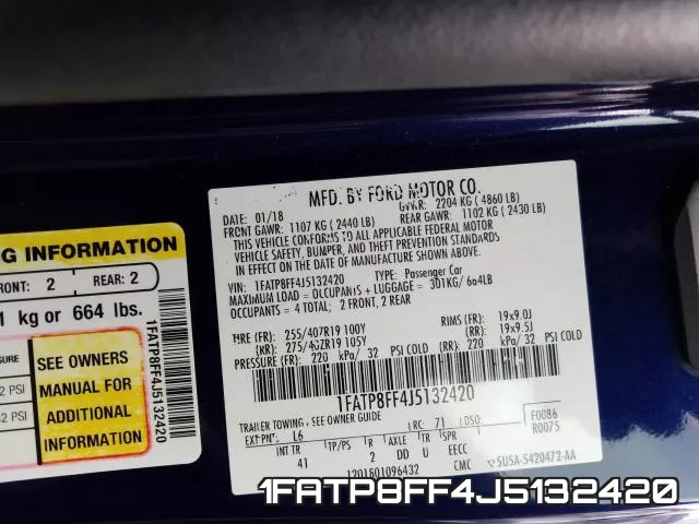 1FATP8FF4J5132420 фото 2