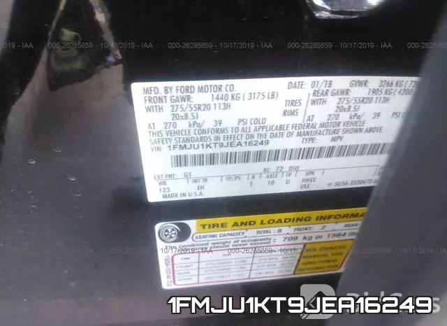1FMJU1KT9JEA16249 фото 10