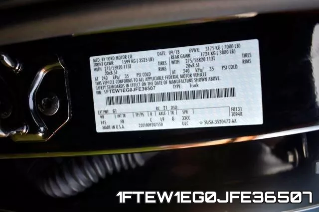 1FTEW1EG0JFE36507 фото 2