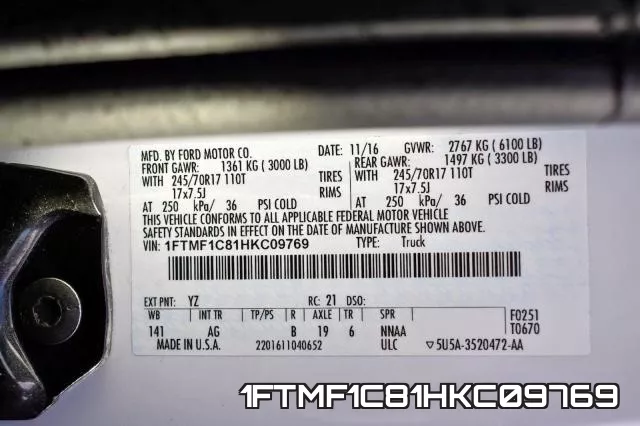 1FTMF1C81HKC09769 фото 2