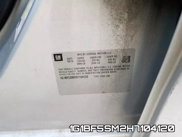 1G1BF5SM2H7104120 фото 2