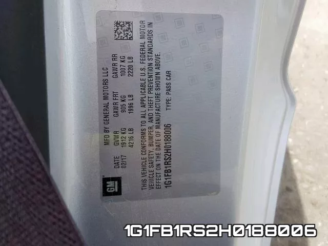 1G1FB1RS2H0188006 фото 2