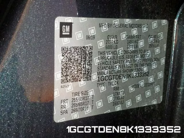 1GCGTDEN8K1333352 фото 2