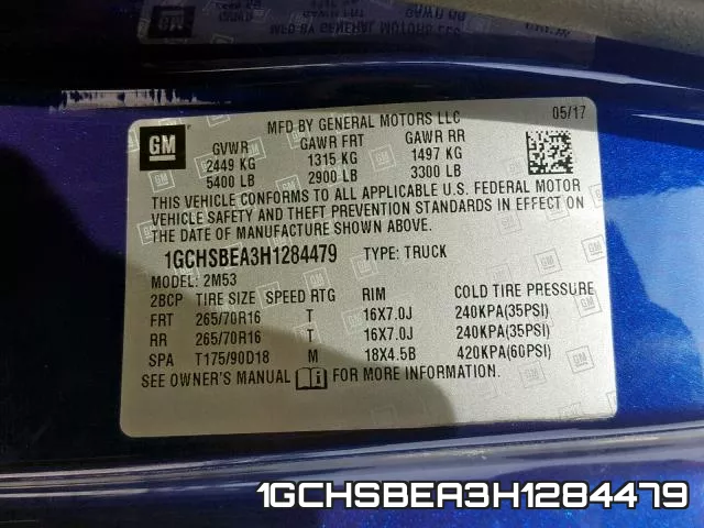 1GCHSBEA3H1284479 фото 2