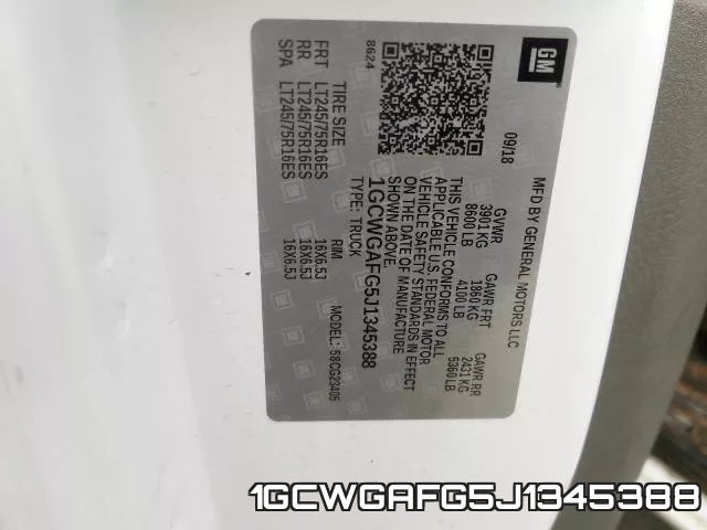 1GCWGAFG5J1345388 фото 2