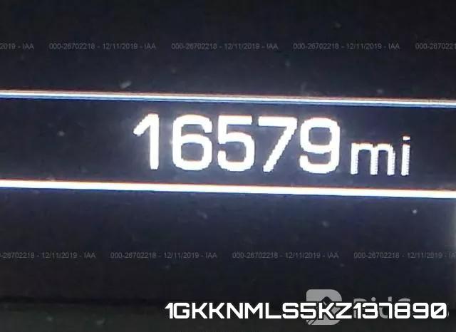 1GKKNMLS5KZ137890 фото 7