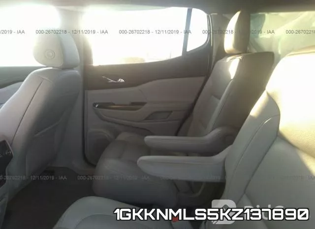 1GKKNMLS5KZ137890 фото 8