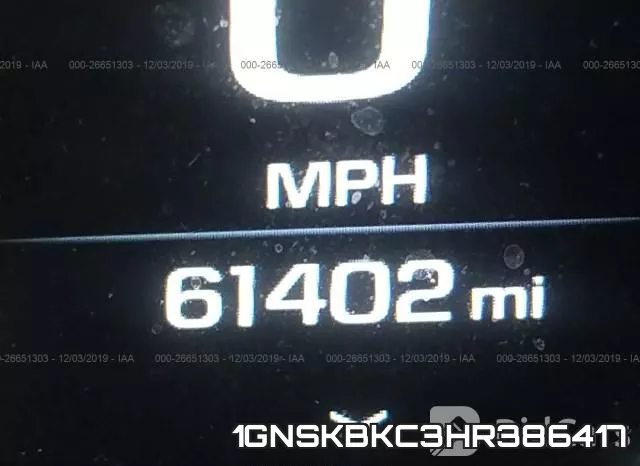 1GNSKBKC3HR386417 фото 8