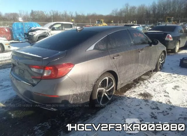 1HGCV2F31KA003080 фото 4