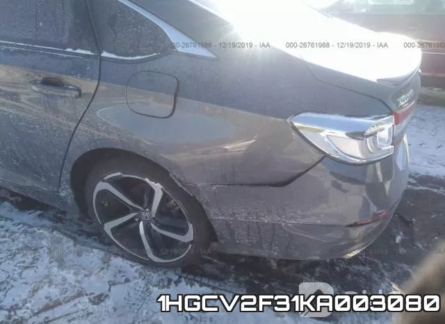 1HGCV2F31KA003080 фото 6