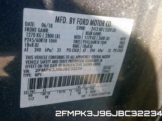 2FMPK3J96JBC32234 фото 2