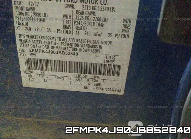 2FMPK4J90JBB52840 фото 9