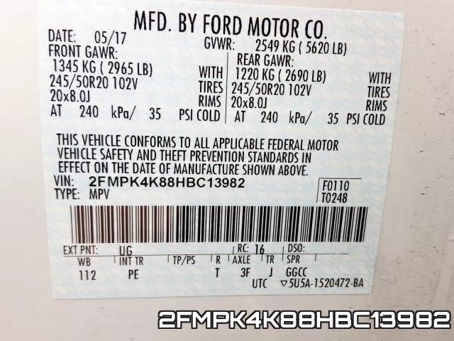 2FMPK4K88HBC13982 фото 2