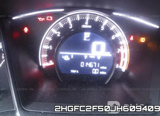 2HGFC2F50JH609409 фото 7