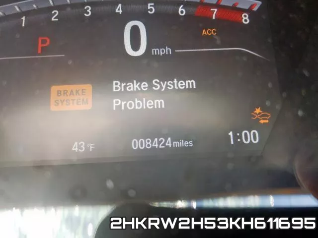 2HKRW2H53KH611695 фото 8