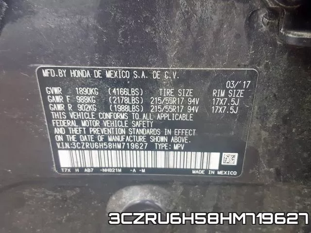 3CZRU6H58HM719627 фото 2
