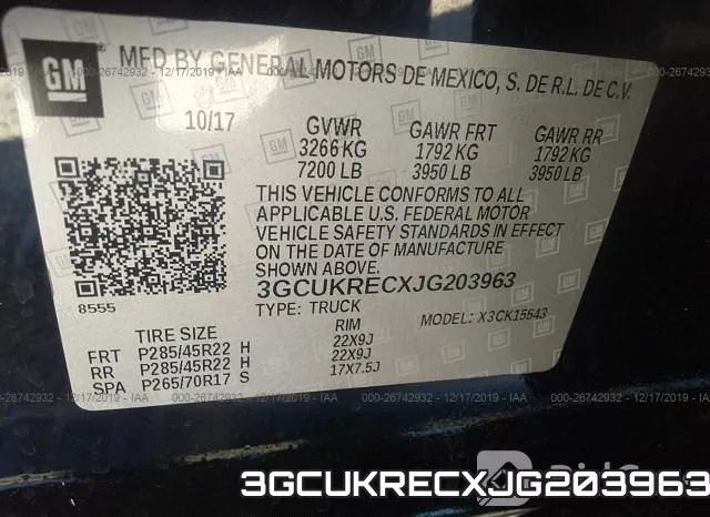 3GCUKRECXJG203963 фото 8