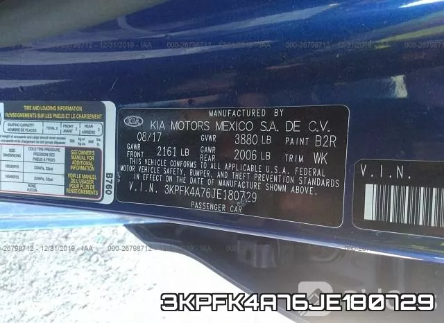 3KPFK4A76JE180729 фото 8