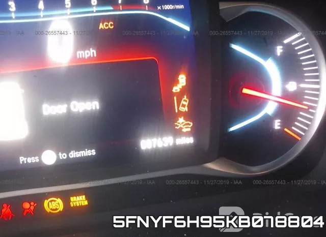 5FNYF6H95KB078804 фото 7