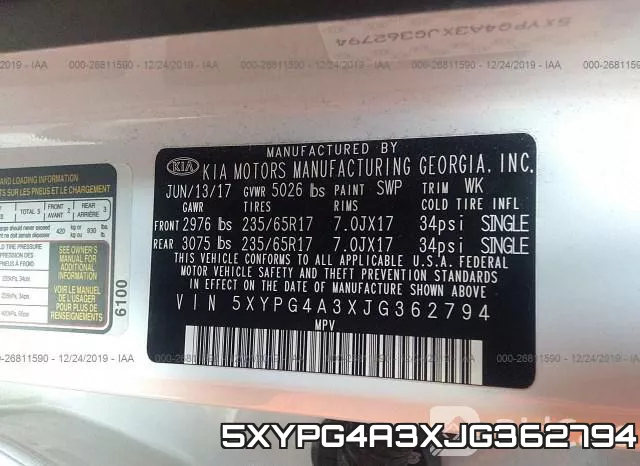 5XYPG4A3XJG362794 фото 9