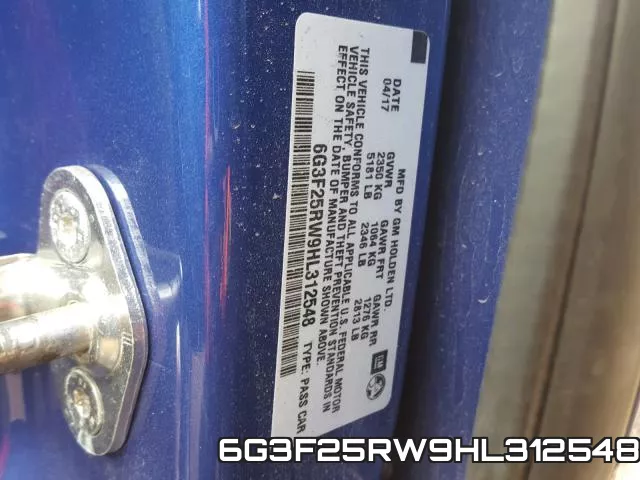 6G3F25RW9HL312548 фото 2