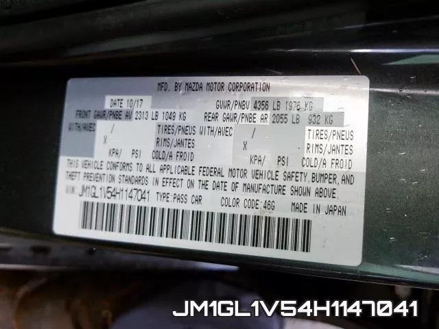 JM1GL1V54H1147041 фото 2