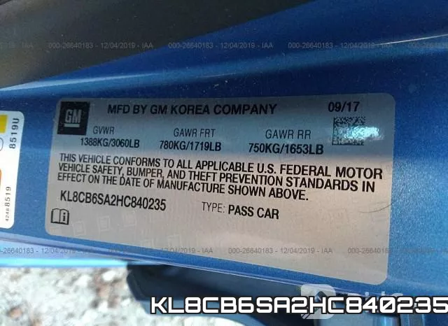 KL8CB6SA2HC840235 фото 6