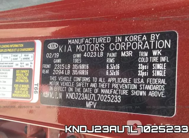 KNDJ23AU7L7025233 фото 9