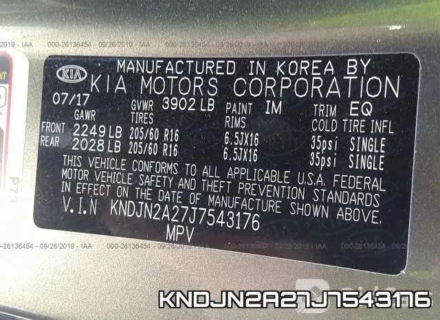 KNDJN2A27J7543176 фото 9