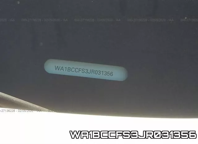 WA1BCCFS3JR031356 фото 10