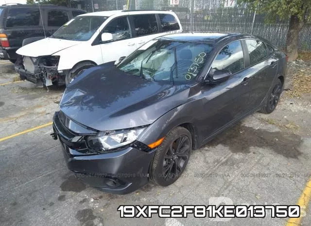 19XFC2F81KE013750 фото 3