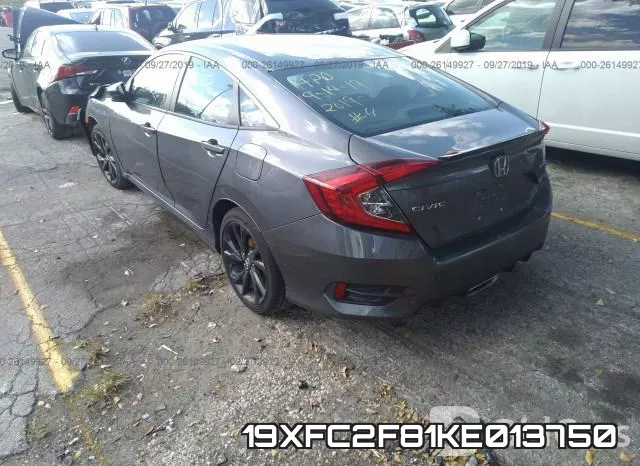 19XFC2F81KE013750 фото 4