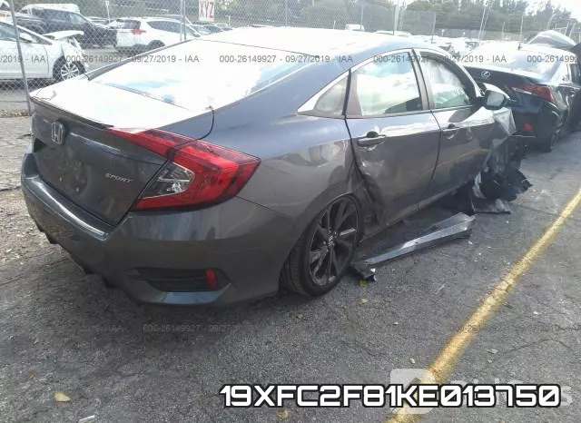 19XFC2F81KE013750 фото 5