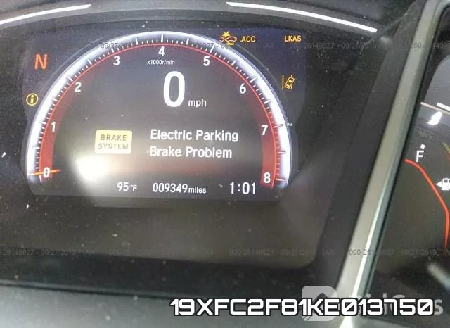 19XFC2F81KE013750 фото 8