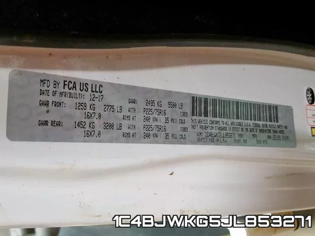 1C4BJWKG5JL853271 фото 2