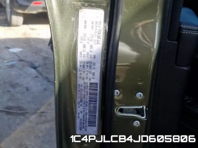 1C4PJLCB4JD605806 фото 2