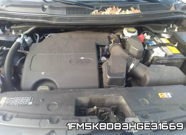 1FM5K8D83HGE31669 фото 2
