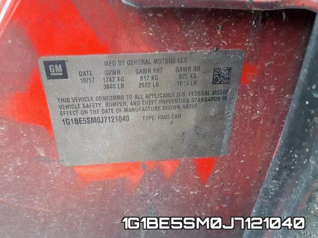 1G1BE5SM0J7121040 фото 2