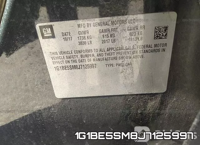1G1BE5SM8J7125997 фото 9