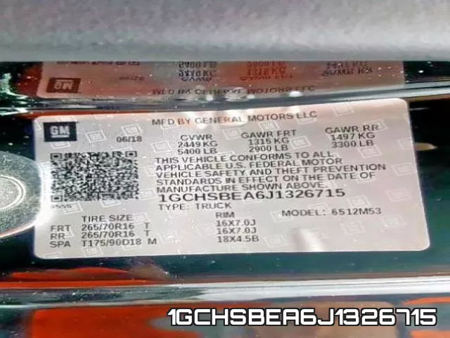 1GCHSBEA6J1326715 фото 2