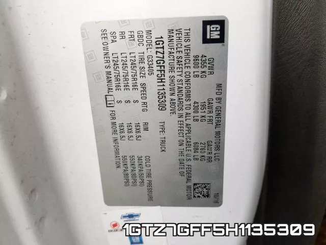 1GTZ7GFF5H1135309 фото 2